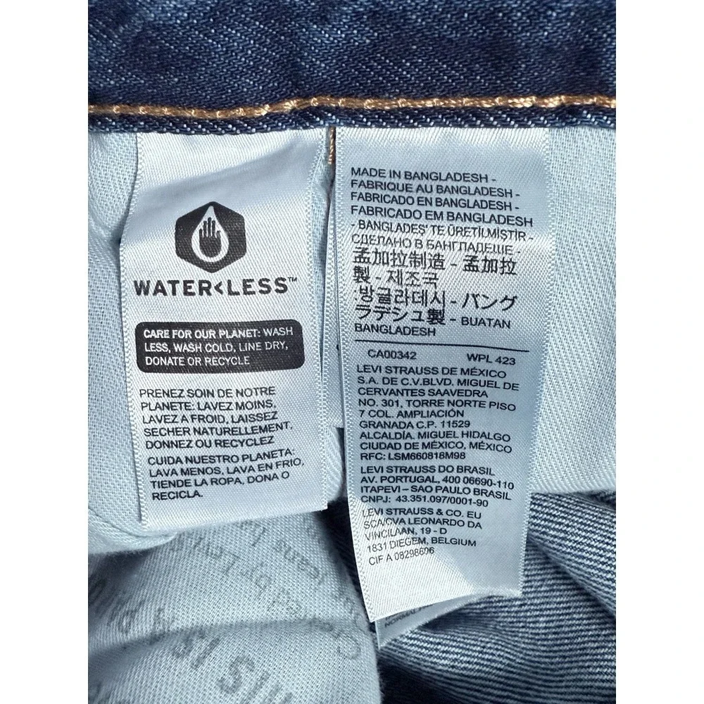 Levi's 550 Jeans Mens‎ 38x32 Blue Relaxed Fit Tapered Leg Medium Wash Denim